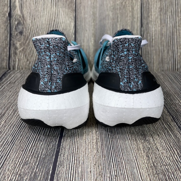 Adidas Ultraboost Light Aqua Blue/Core Black/Bright Red Mens IE1694 - Picture 3 of 8